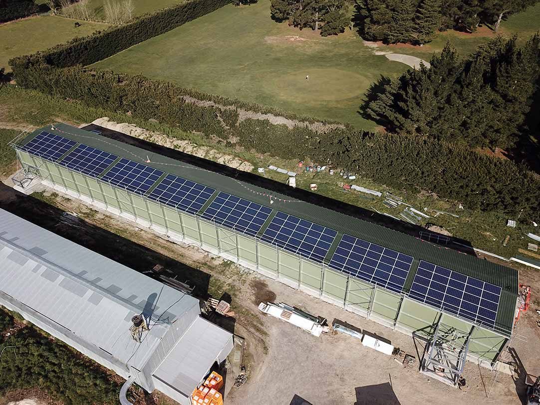 poultry farm solar power installation